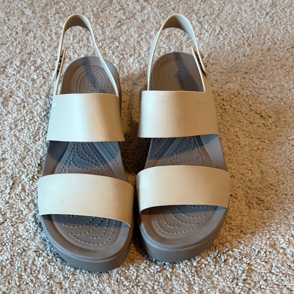 CROCS Women's Cream Sandals